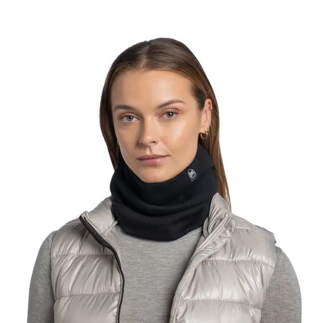 Braga de cuello Knitted Unisex Buff Negro 3/7
