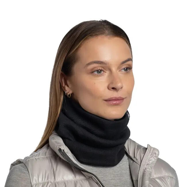 Braga de cuello Knitted Unisex Buff Negro 4/7