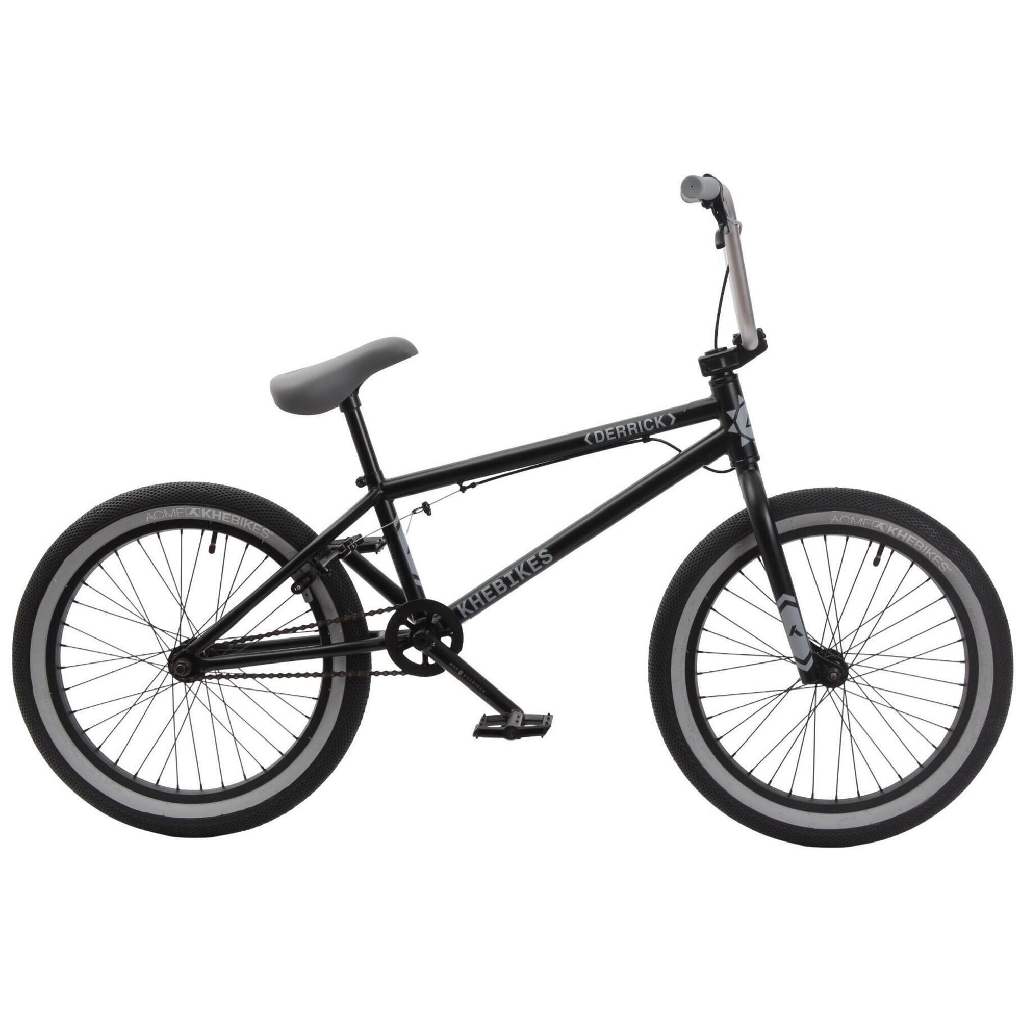 KHEBIKES BMX kolo dospělí DERRICK černá 20 palců 11,1 kg