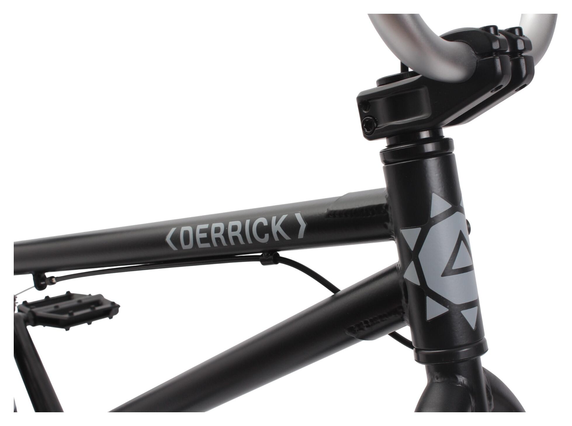 BMX kolo dospělí DERRICK černá 20 palců 11,1 kg 4/7