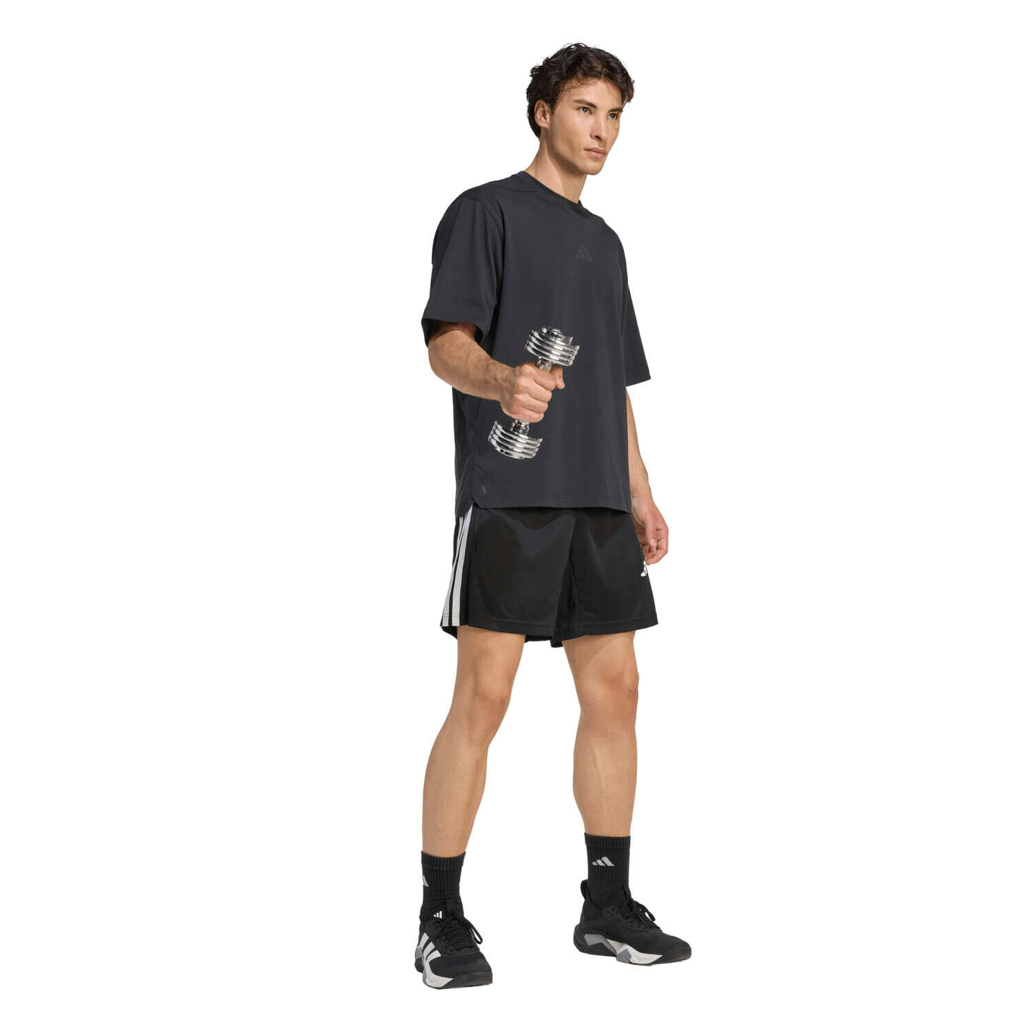 adidas Herren Shorts Workout Essentials Base 3-Stripes 7 IN 4/6