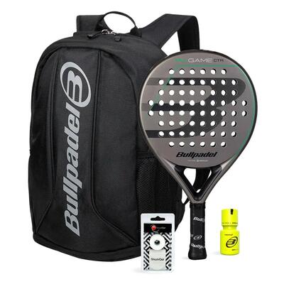 Pack bullpdel game ctr gray bag avant 2 dry grip