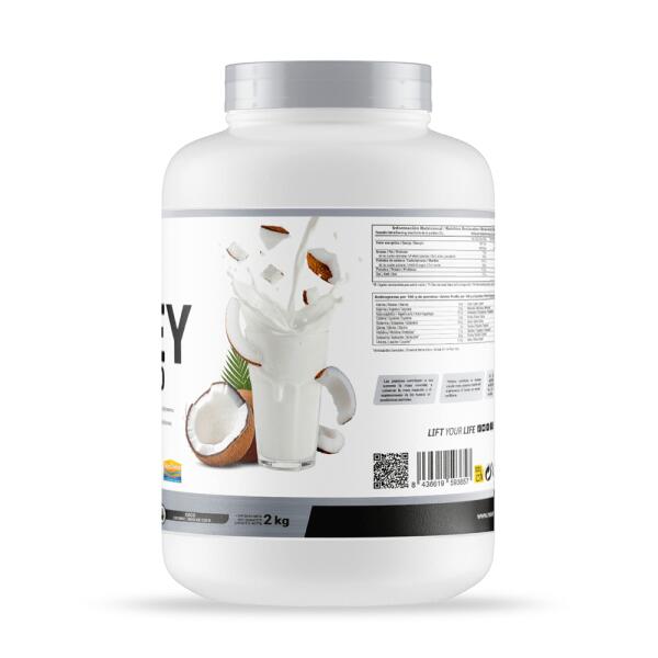 Whey Protein80 - 2 Kg di integratori di cocco MASmusculo 3/5