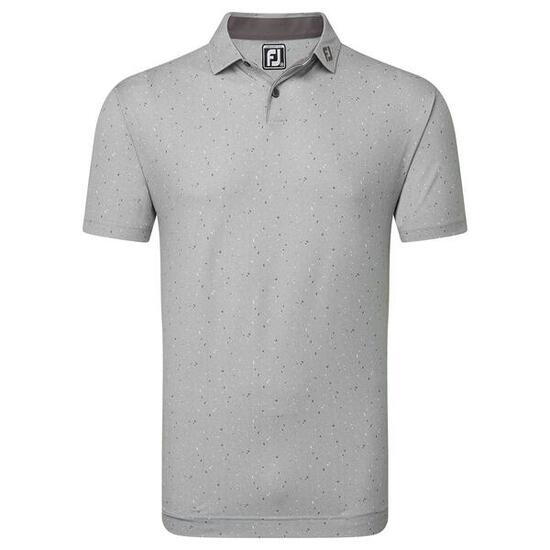 Polo Golf Footjoy Tweed Texture Hombre Gris