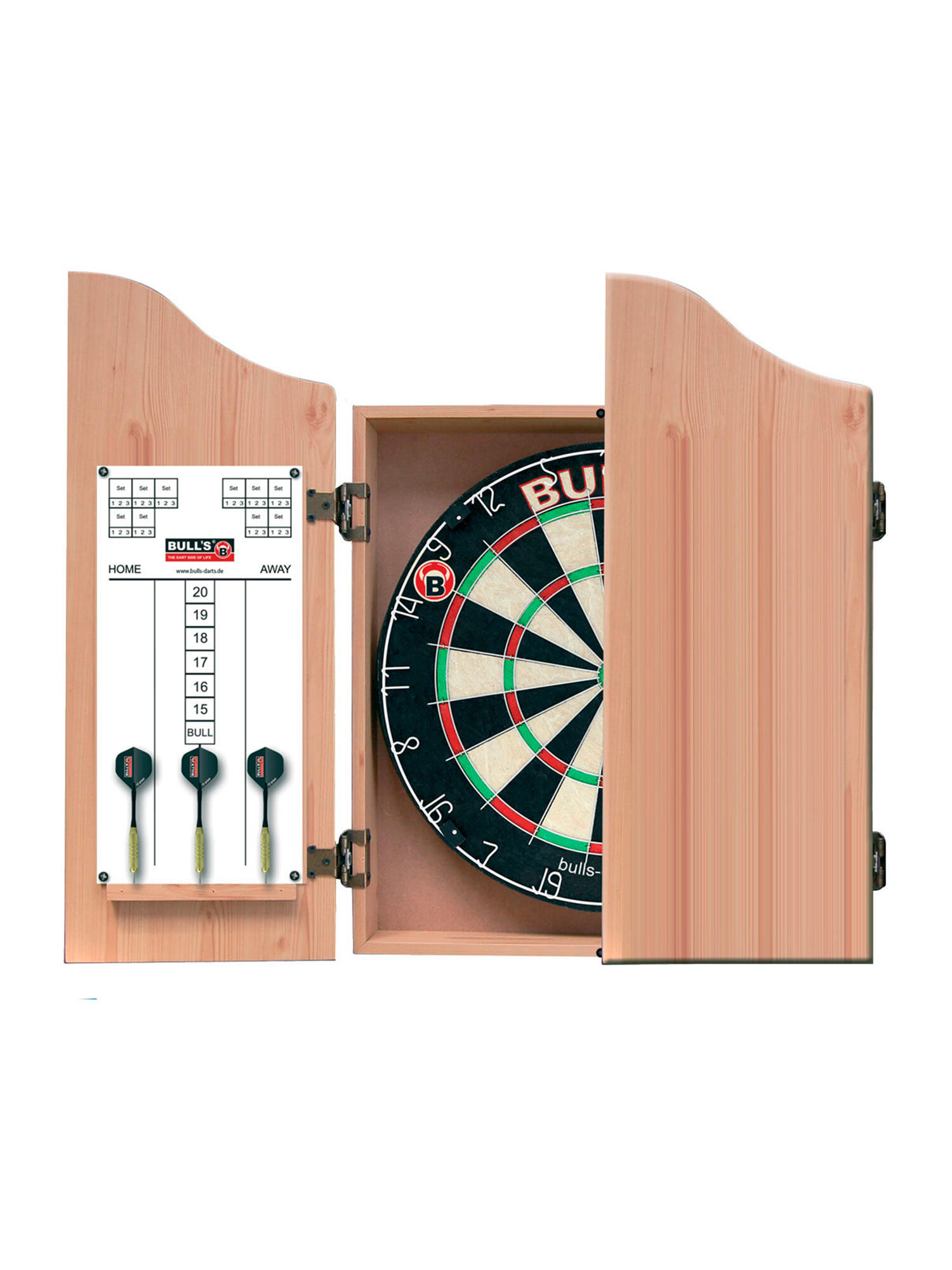 Darts Dart-Wandschutz unisex - Classic Dartstation Boardschutz Set inkl. Schreib 2/4