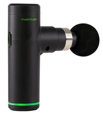 Tunturi massage gun mini - massage apparaat - inclusief koffer - 4 opzetstukken