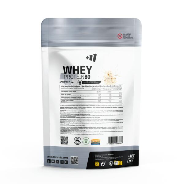 Whey protein80 - 1kg Creme damandes de MASmusculo 2/4