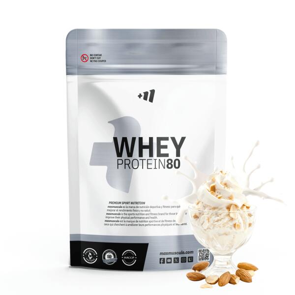 Białko serwatkowe 80 - 1 kg kremu migdałowego MASMUSCULO