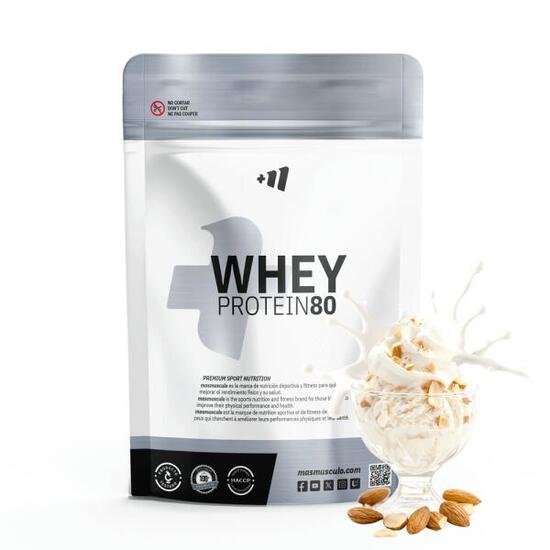 Whey protein80 - 500g Creme damandes de Masmusculo Supplements