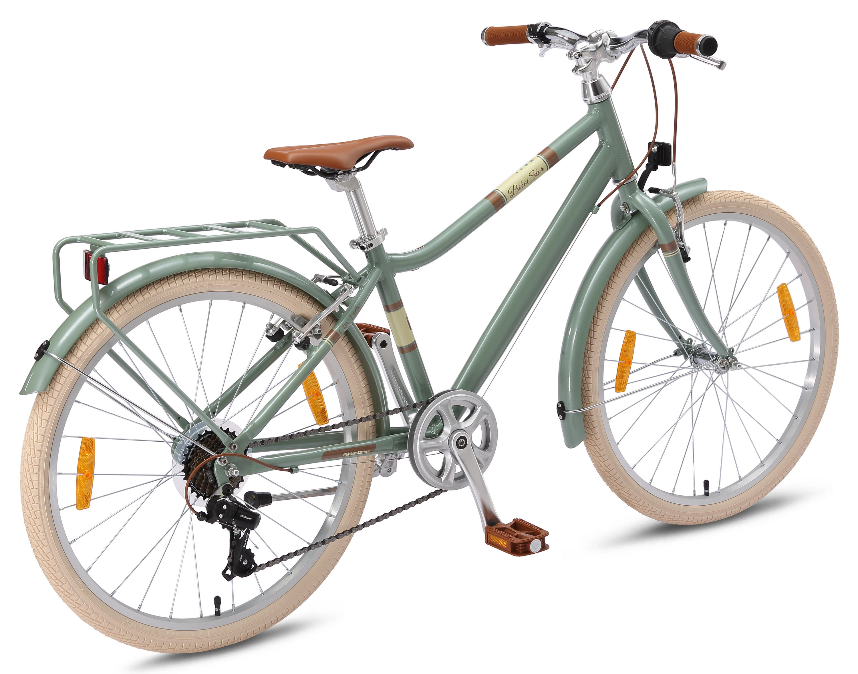 Kinderfiets 24 inch vanaf 9 jaar, City Retro 3/7