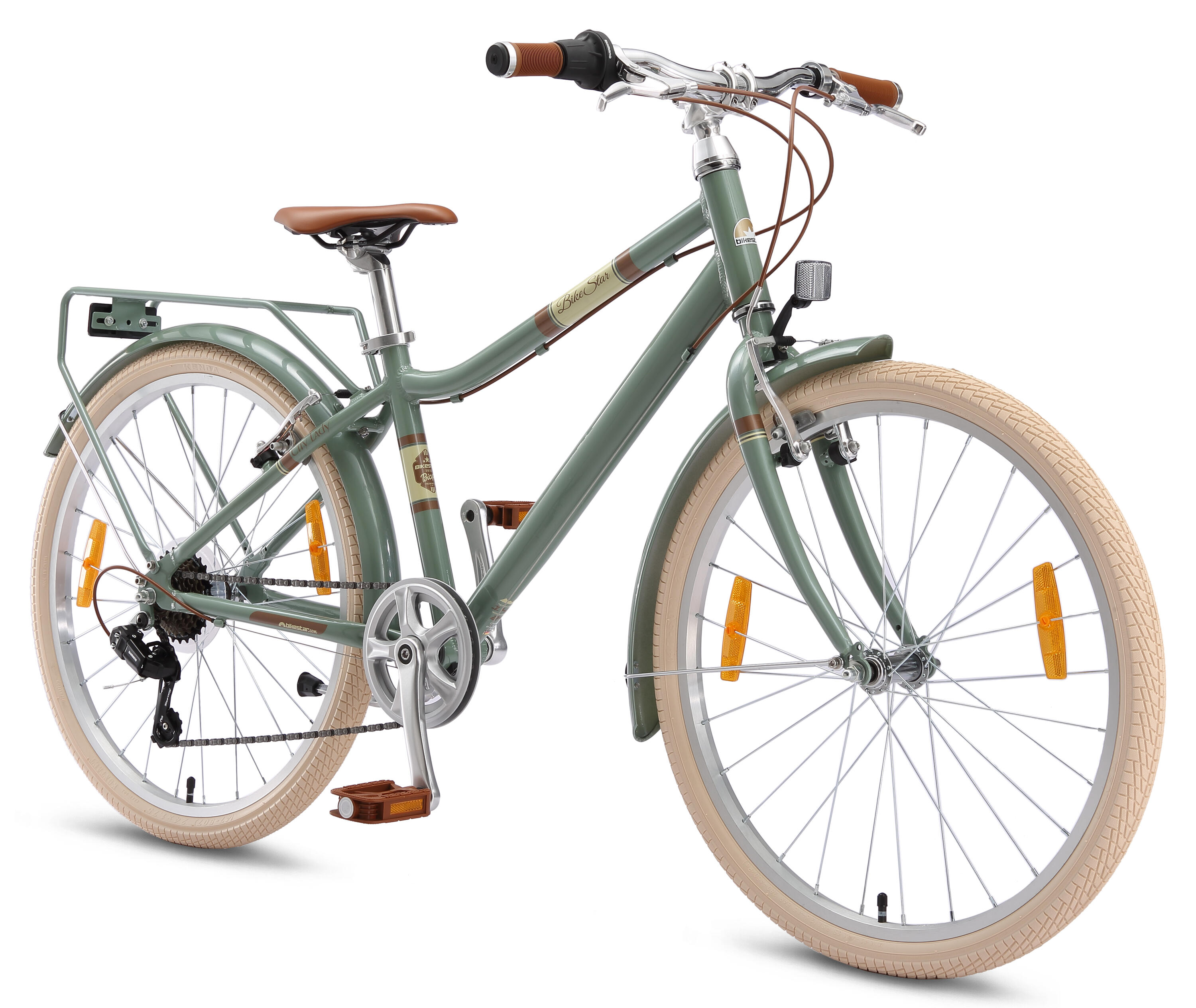 Kinderfiets 24 inch vanaf 9 jaar, City Retro 2/7