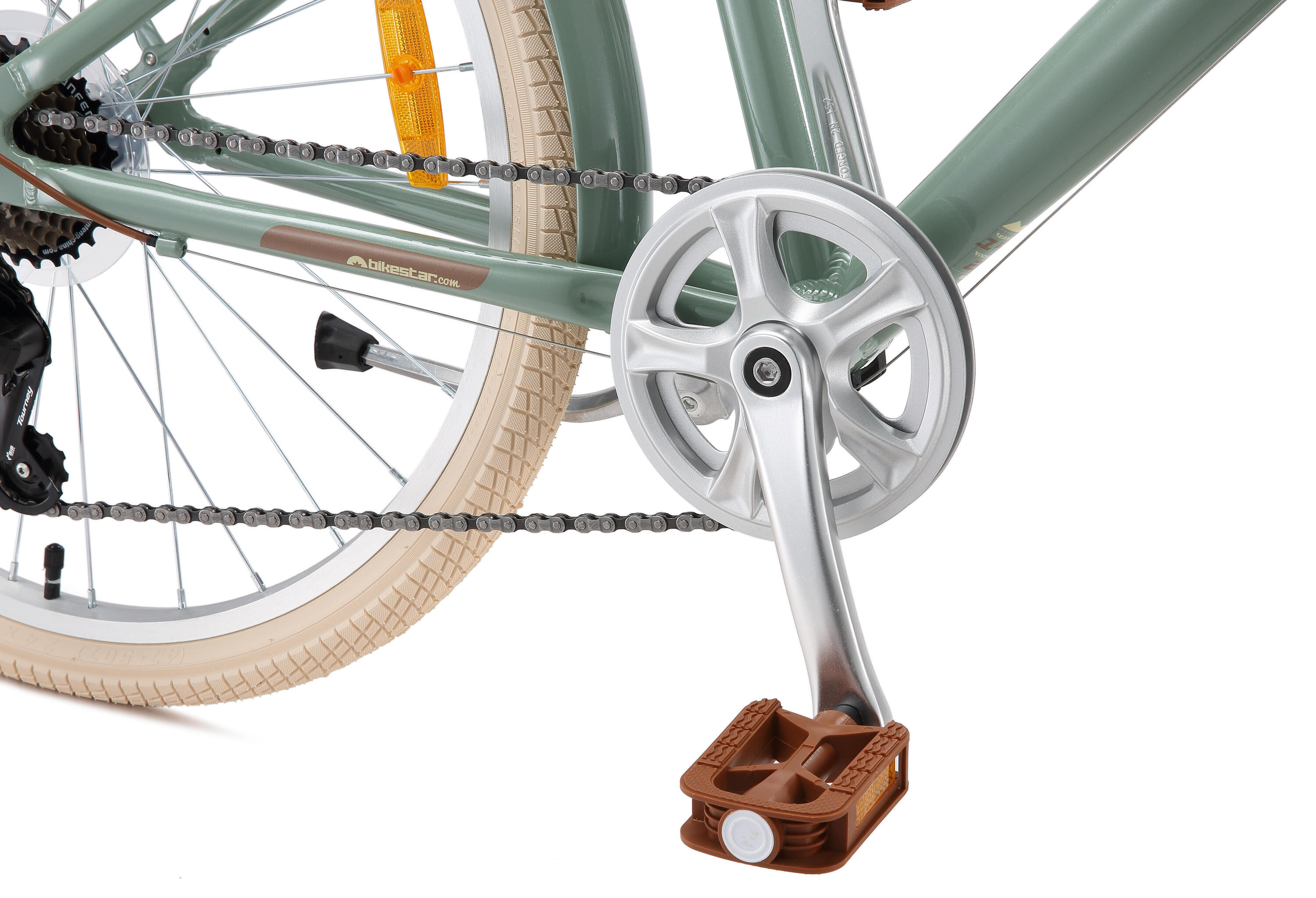 Kinderfiets 24 inch vanaf 9 jaar, City Retro 5/7