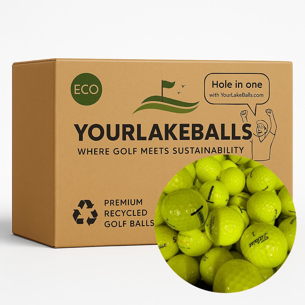 24 Used Titleist Tour Soft Yellow Golf Balls – Lakeballs