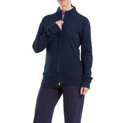 Veste de golf Footjoy , pull zippé pour femme, bleu marine