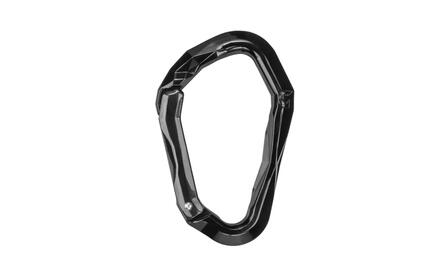 Mousqueton Grivel K16S Stealth droit alu anti-reflet auto-verrouillant compact