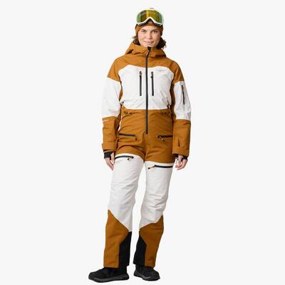 Damen Skianzug Winter Overall wasserdicht winddicht atmungsaktiv freeride