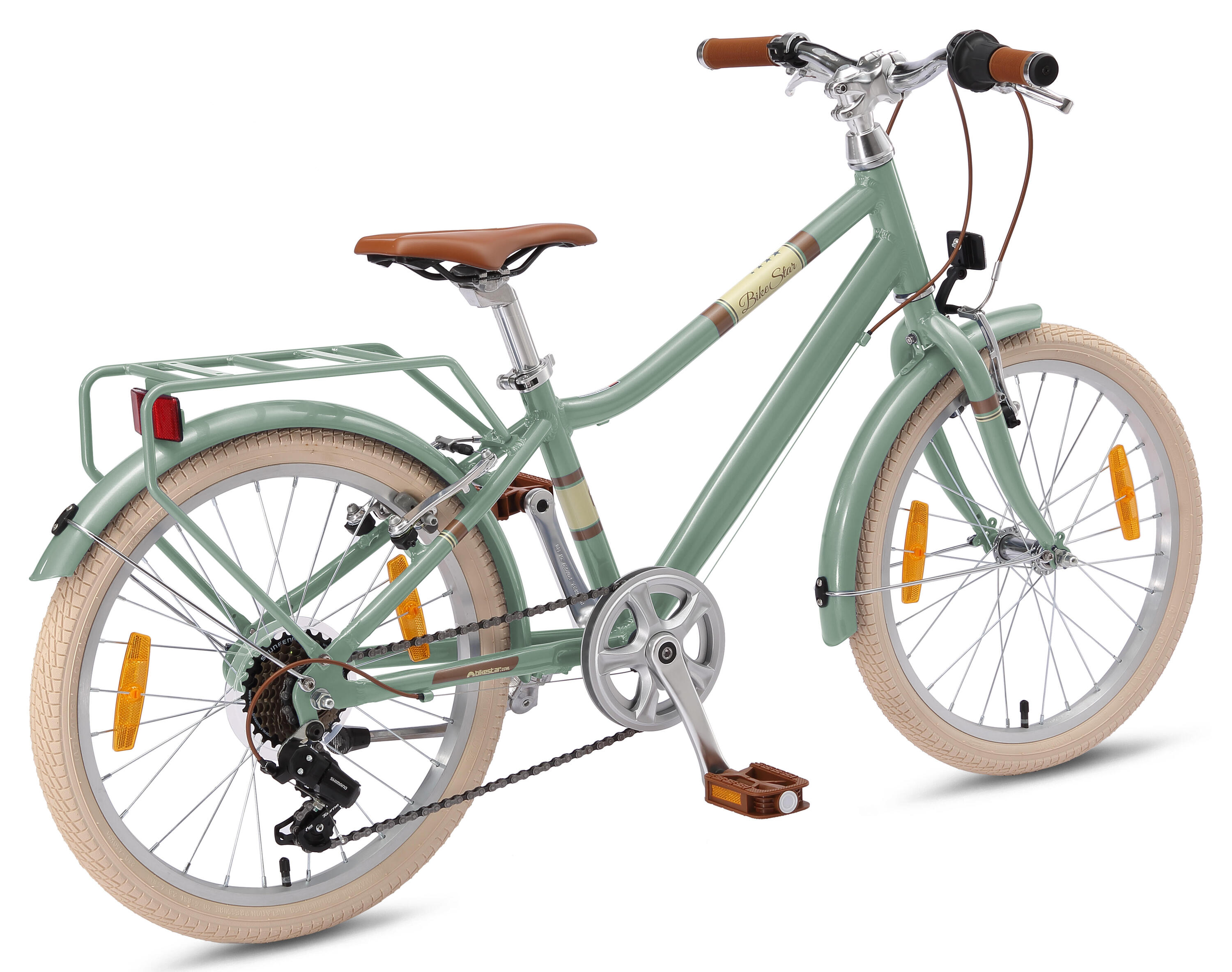 Vélo enfant 20 pouces à partir de 6 - 9 ans, VTC Classic 3/7