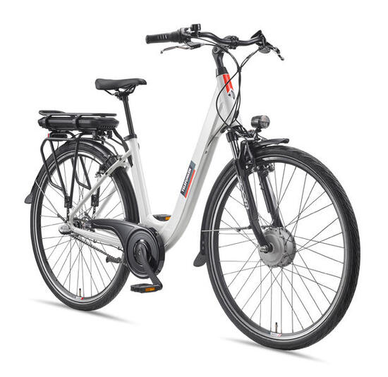 E-Bike RC835 28 Zoll 3-Gang Pedelec City Elektrofahrrad Herren Damen weiß
