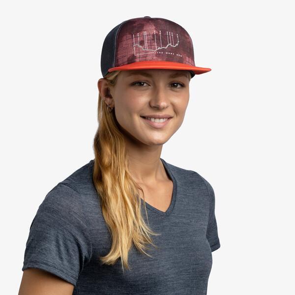 Gorra Explore Trucker Cap Unisex Buff Naranja 5/7