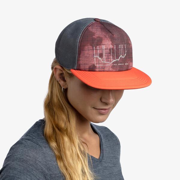 Gorra Explore Trucker Cap Unisex Buff Naranja 6/7