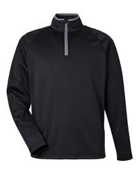 Maillot de golf Puma Waffle Fleece à fermeture éclair 1/4 pour homme, noir