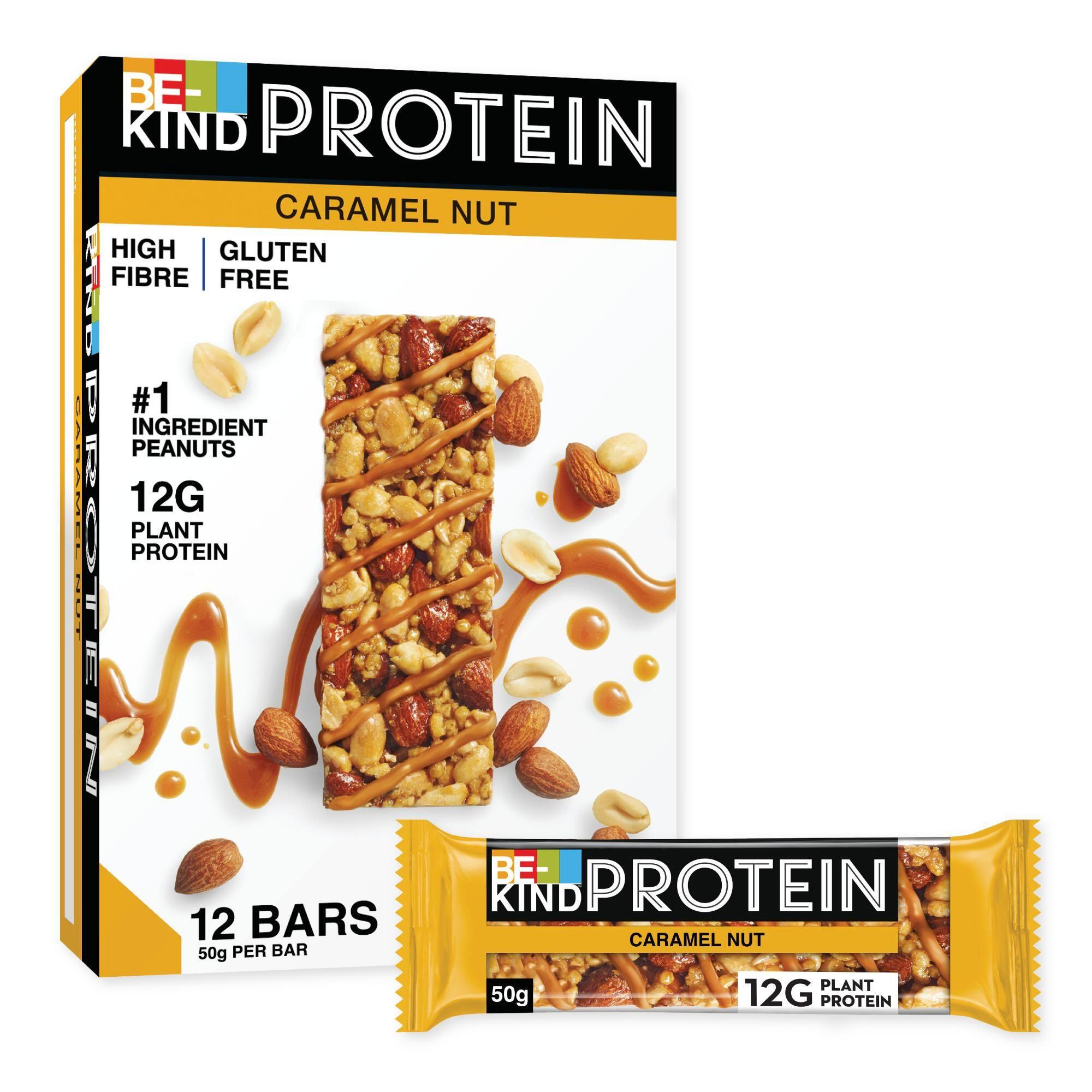 Be Kind - Barre Protéinée Caramel Noix Grillées - Protein Toasted Caramel Nut - Barre Protéinée - Decathlon