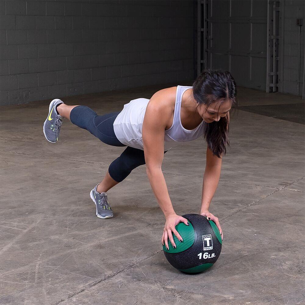 Body-Solid Medicine Ball - Medicijnbal - Geel - 1,8 kg 4/5