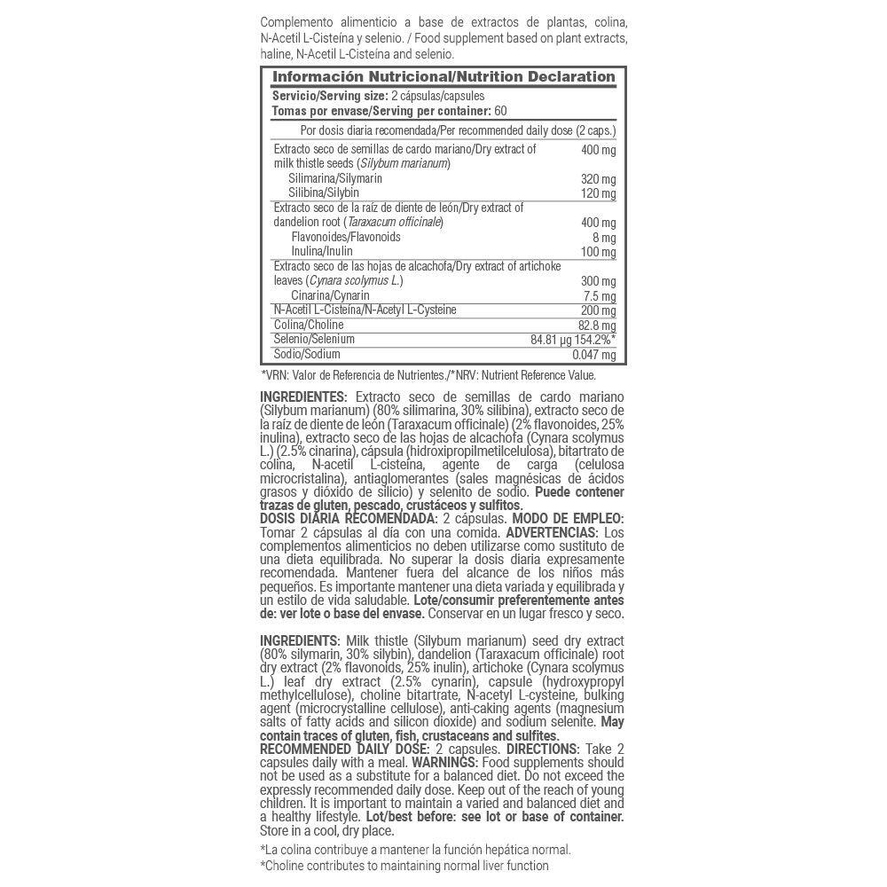 Liver Detox - 120 vegetable capsules de MASmusculo 4/5