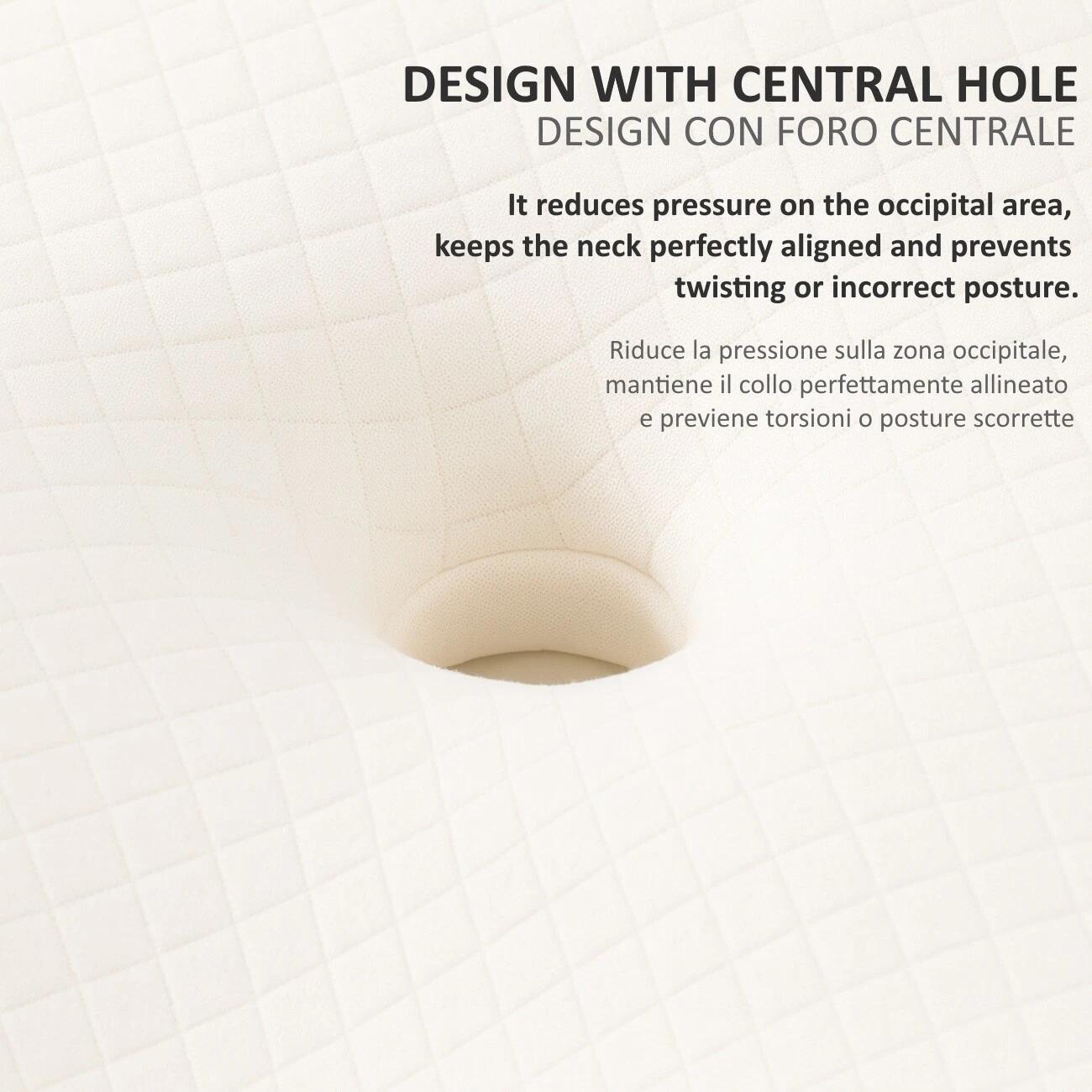 Cuscino cervicale per Dormire in Memory Foam Ergonomico 2 IN 1 FF 3/6