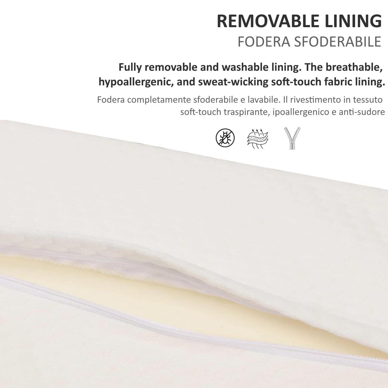 Cuscino cervicale per Dormire in Memory Foam Ergonomico 2 IN 1 FF 2/6