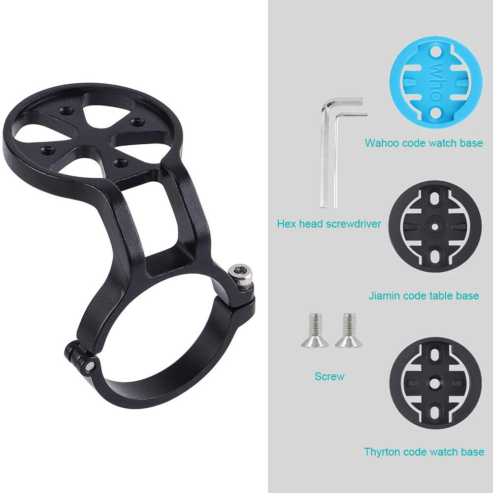 Supporto manubrio in alluminio per ciclocomputer 31,8 mm 2/5