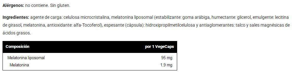 Melatonina liposomiale - 90 capsule VitoBest 2/3
