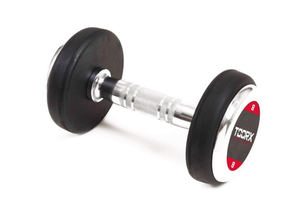 MGP Professional Rubber Dumbbell - per stuk - 20 kg 2/3