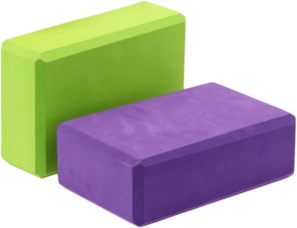 N° 2 Yoga Brick Mattoncini Blocchi di Supporto per la Pratica dello Yoga FF 1/5