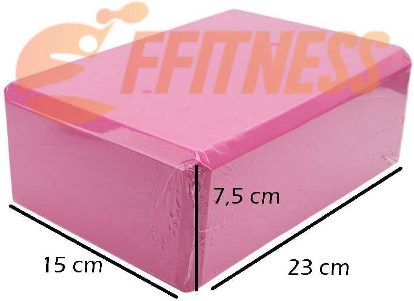 N° 2 Yoga Brick Mattoncini Blocchi di Supporto per la Pratica dello Yoga FF 2/5