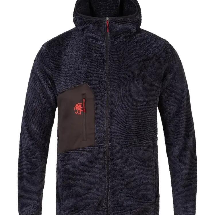 Men's warm and lightweight full-zip fleece-lined hoodie Rafiki