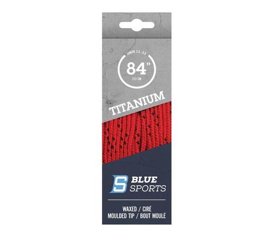 Schnürsenkel Blue Sports Titanium Pro gewachst