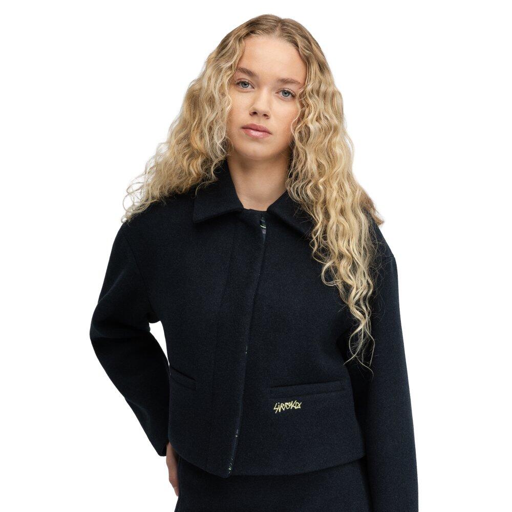 Siroko - Veste Courte En Laine Femme Strodet-w Black Noir - Veste - Noir - Decathlon