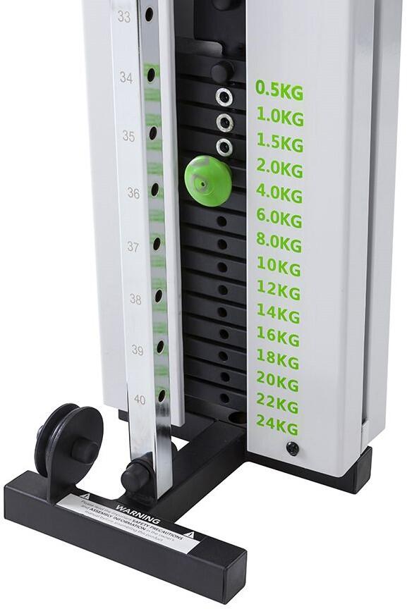 Tunturi PL80 Cable Pulley Station 24 kg Steel Grey/Black 3/6