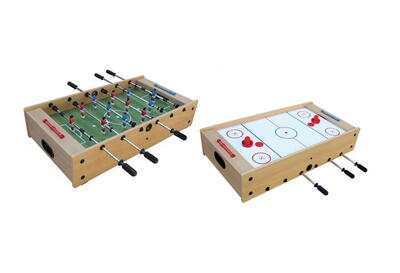 F-Mini 2 in 1 Calcio Balilla e Air Hockey