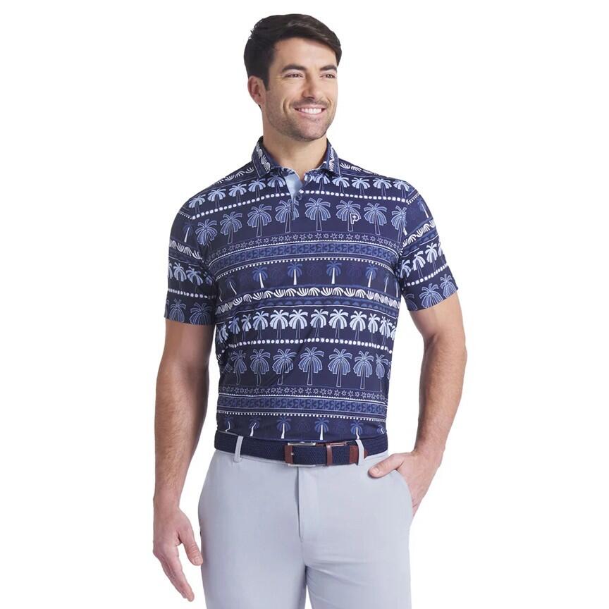 PUMA Puma X PTC Hero Herren Golfpolo Marineblau