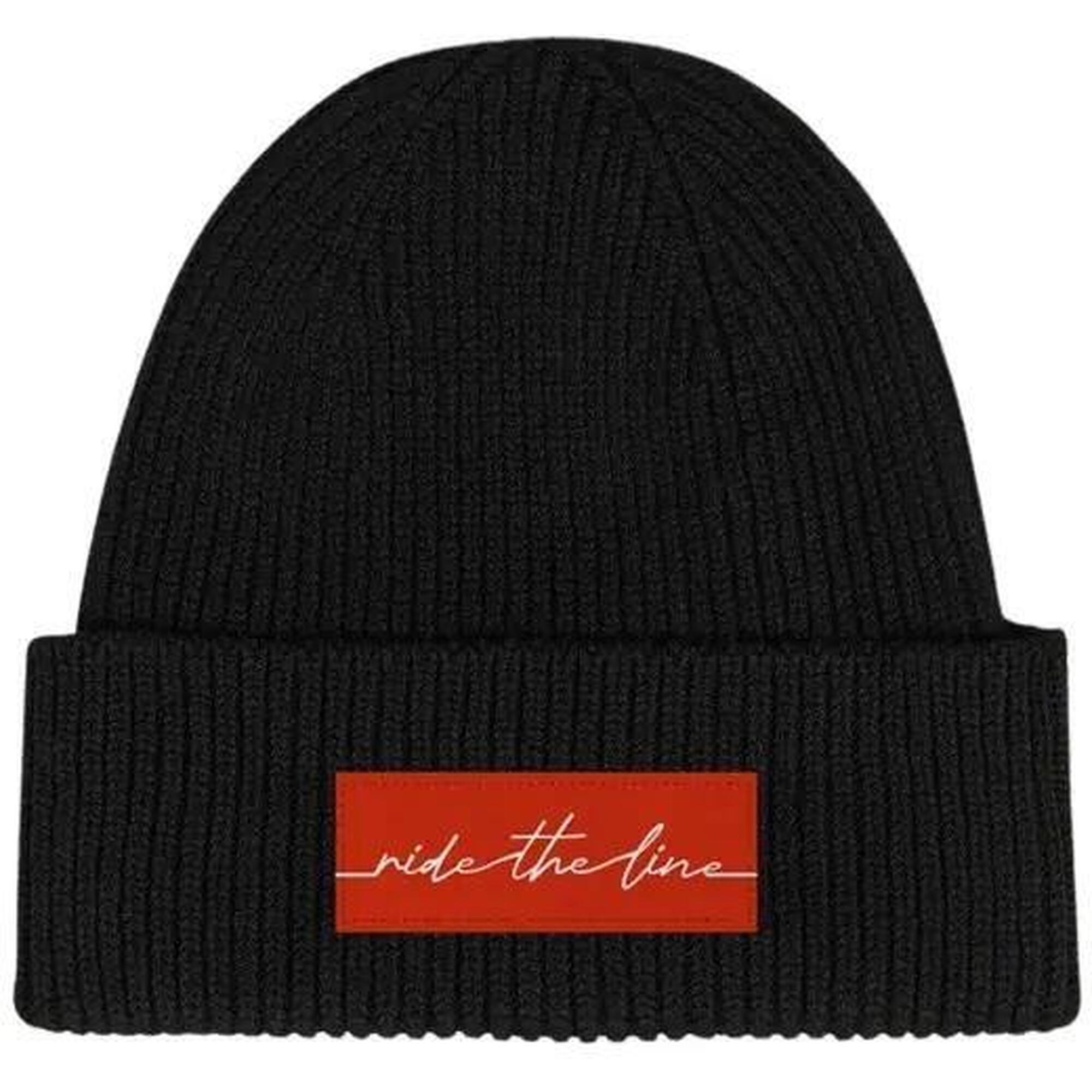 SkatePro RIDE THE LINE Beanie - Negru