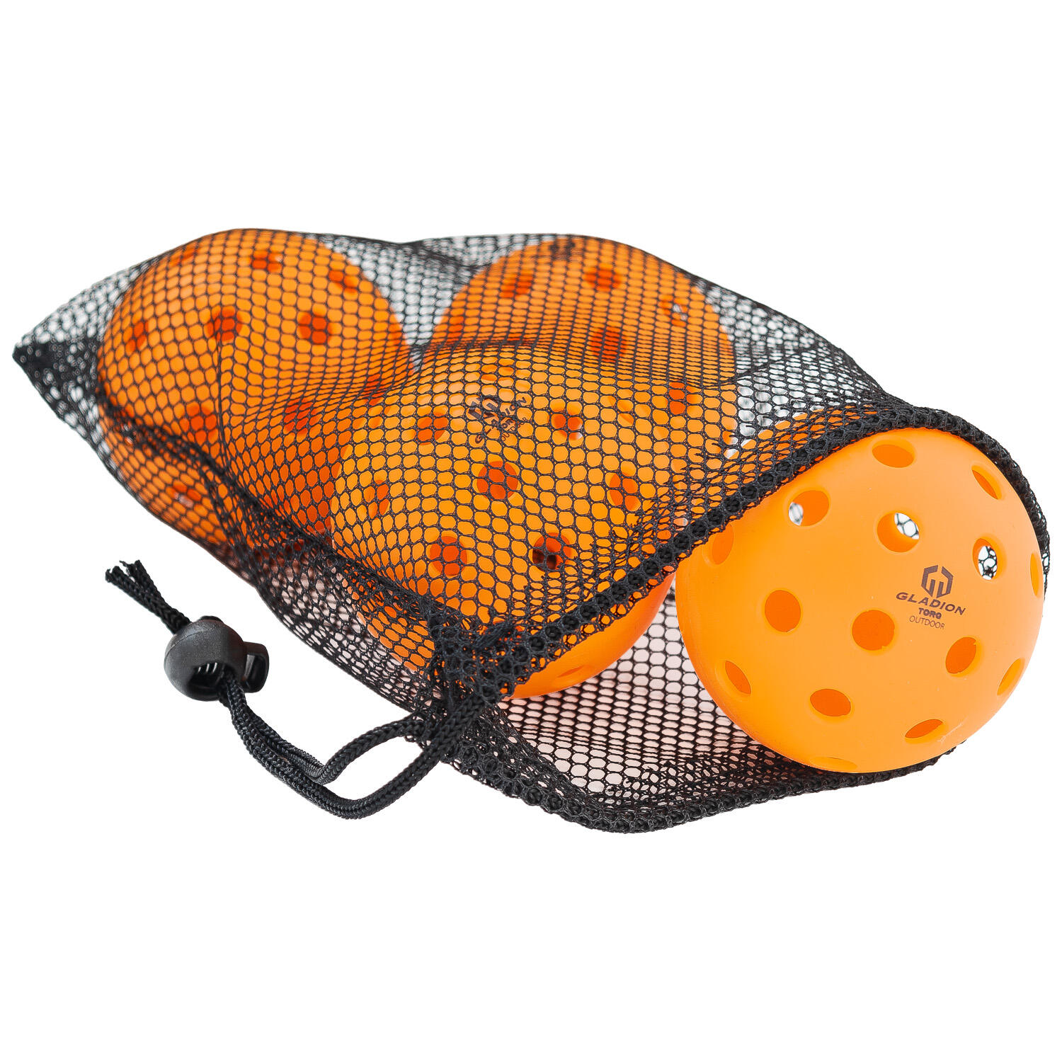 Conjunto de 4 bolas de pickleball TORQ Outdoor - Laranja 1/5