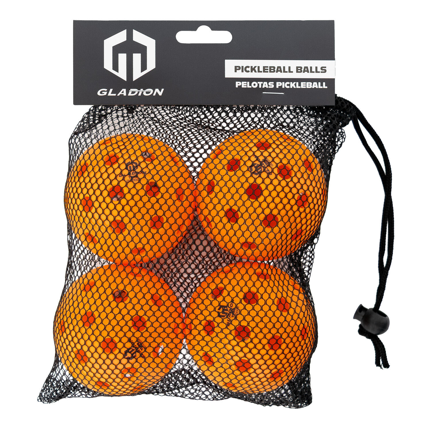 Conjunto de 4 bolas de pickleball TORQ Outdoor - Laranja 4/5