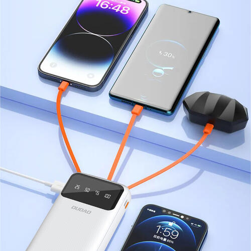 Batterie externe Dudao 20000 mAh, 3 câbles intégrés (K6Pro +) 2/7