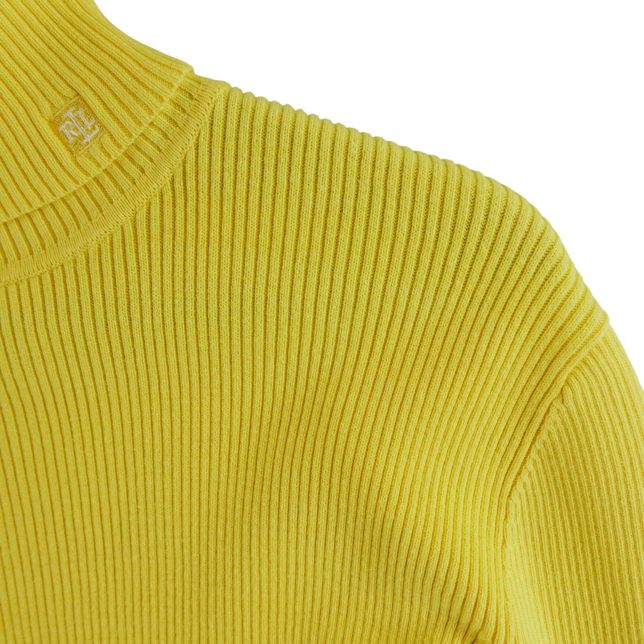 Seconda Mano - Maglione a collo alto giallo - Stato buono 3/7