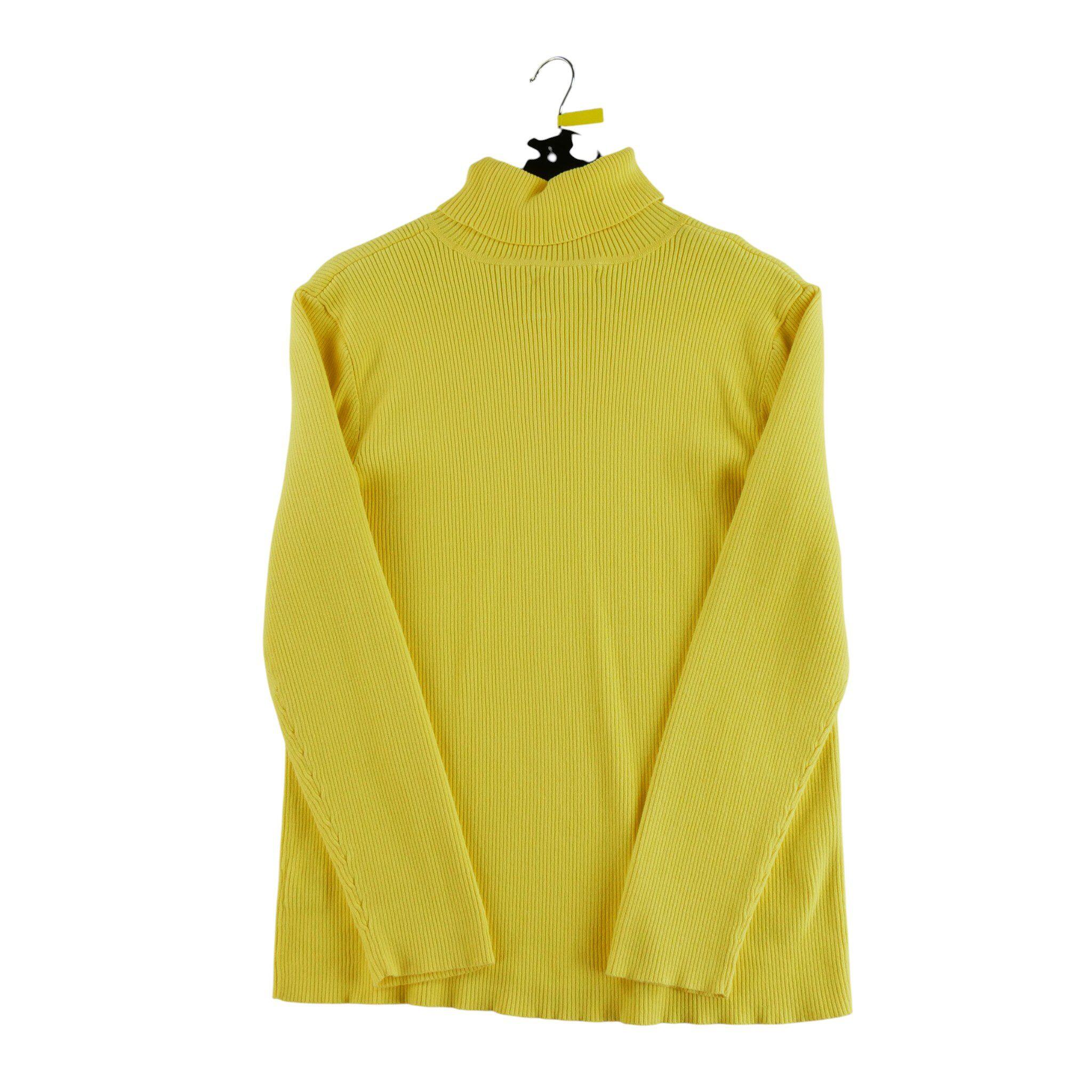 Seconda Mano - Maglione a collo alto giallo - Stato buono 2/7