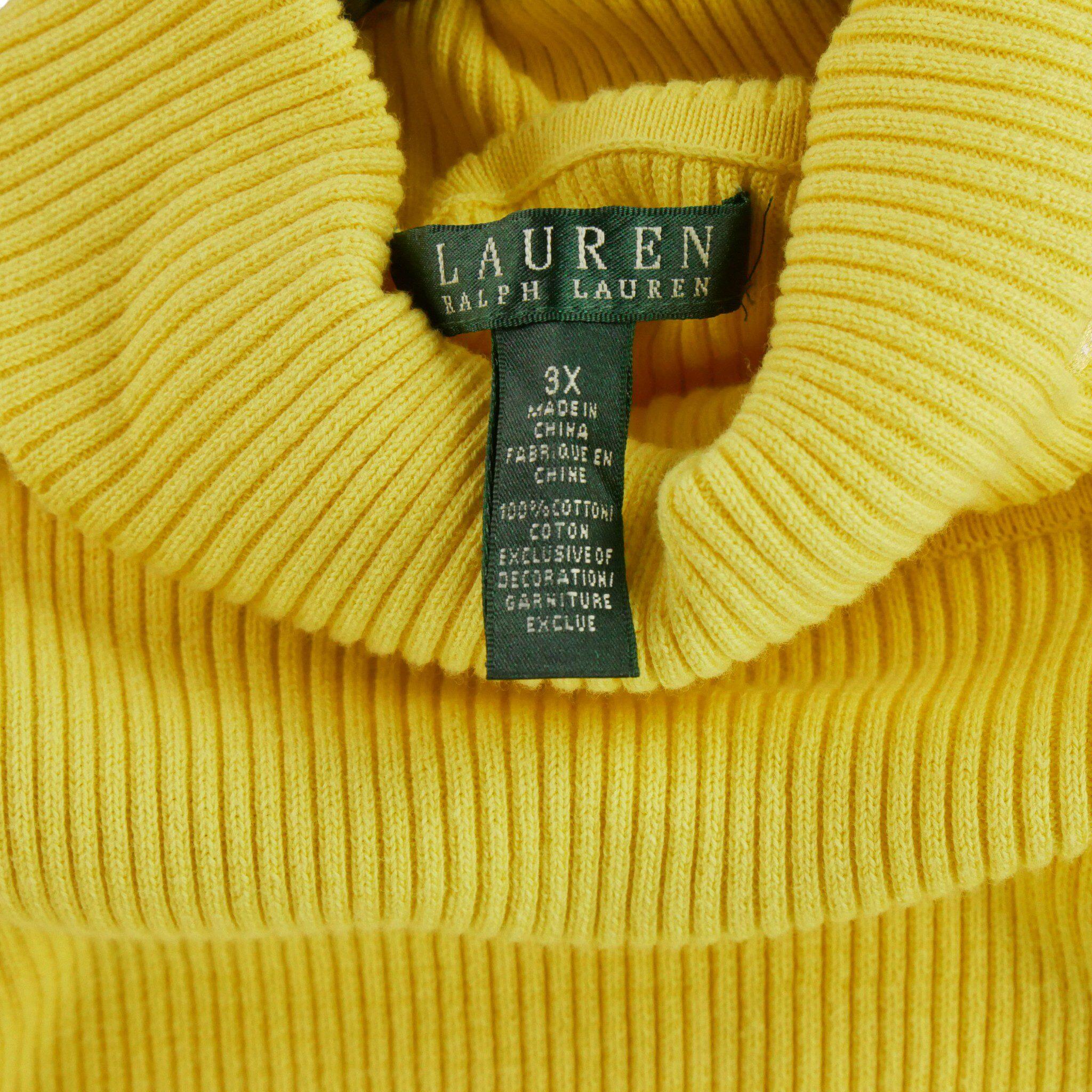 Seconda Mano - Maglione a collo alto giallo - Stato buono 7/7