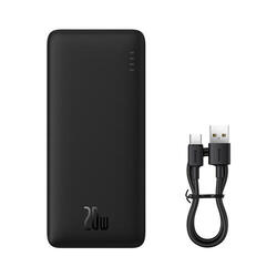 Baseus Airpow 20W 10000mAh Power Bank + câble USB-A/USB-C - Noir