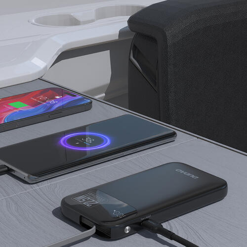Dudao K31 10000 mAh 22,5 W PD avec câble intégré - Noir 2/4